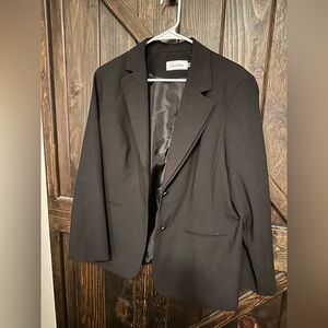 Black Calvin Klein women’s 16w suit jacket